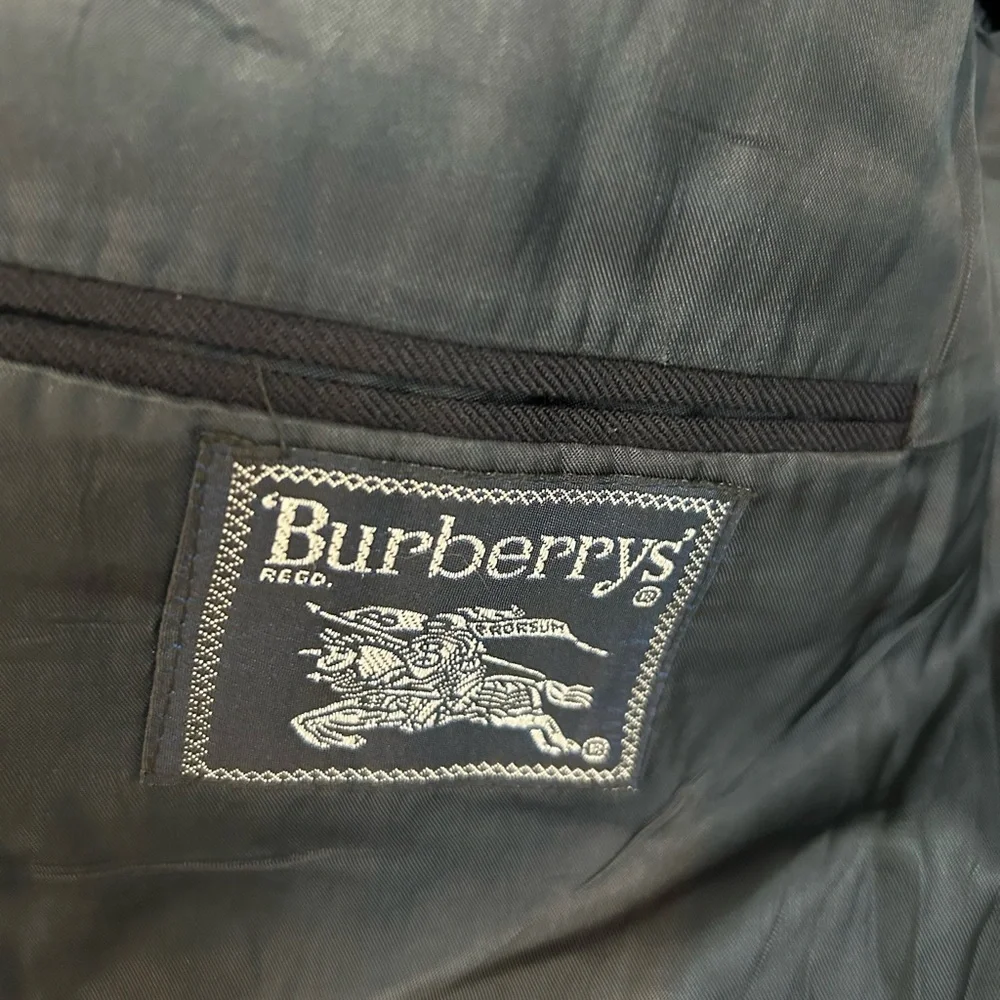 Burberry Pinstripe Blazer Navy Blue Size 42R